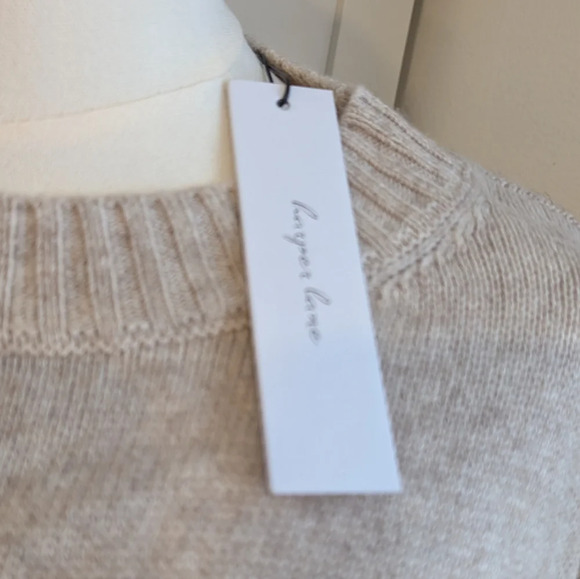 NWOT Harper Lane merino wool cashmere blend Logan Fairisle Sweater medium - Picture 4 of 8